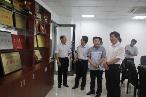 上级领导来我公司考察调研