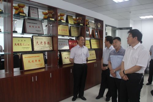 上级领导来我公司考察调研