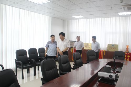 上级领导来我公司考察调研